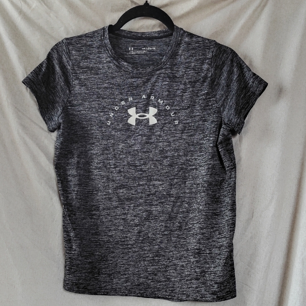 Under Armour Women's Heathered Black Tee